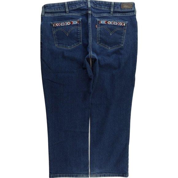 Levi's Customized Cropped 34 Women's Jeans C233P - Picture 2 of 8